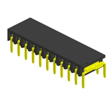 2.54mm single row side entry SMT female header