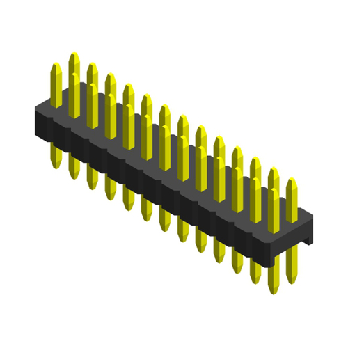 1.27mm pitch Double row DIP pin heade