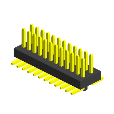 0.8mm x1.2mm pitch dual row S.M.T male header