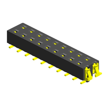 2.54mm double row SMT female header H=3.5