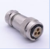 Glass frit connector plug